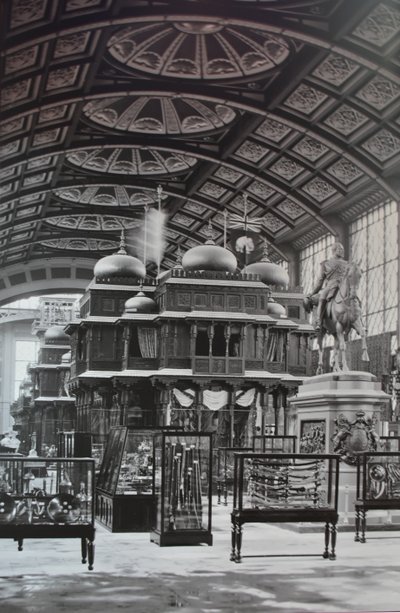 Het Paviljoen van Indië tijdens de Wereldtentoonstelling van 1878 door Unknown